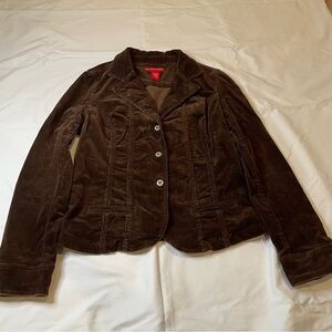 U.S. Polo Assn. Women's Brown Corduroy Blazer